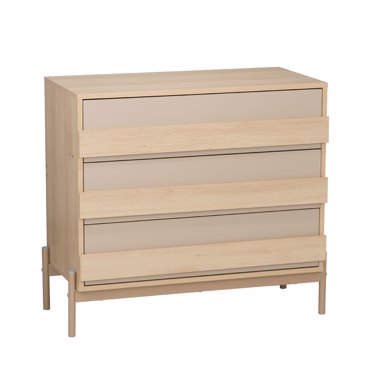 Liberta - Maison CAPPUCINO Κομότα Sonoma/Latte 80x40x75cm 09-1980