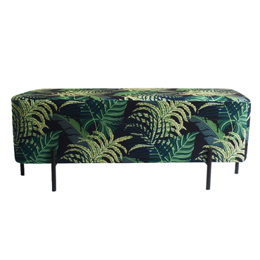 Liberta - Maison AMAZONIOS Σκαμπό Πολύχρωμο με Pattern 110x45x40cm 16-0392