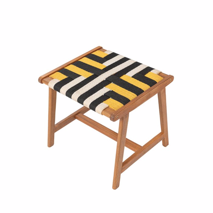 Liberta - Maison VERANO Σκαμπό Multicolor Φυσικό 45x40x40cm 22-0177 Liberta - Maison VERANO Skampo Multicolor Fusiko 45x40x40cm 22-0177
