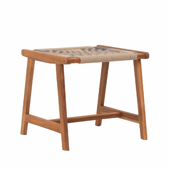 Liberta - Maison VEGA Σκαμπό Multicolor Φυσικό 45x40x40cm 22-0178 Liberta - Maison VEGA Skampo Multicolor Fusiko 45x40x40cm 22-0178