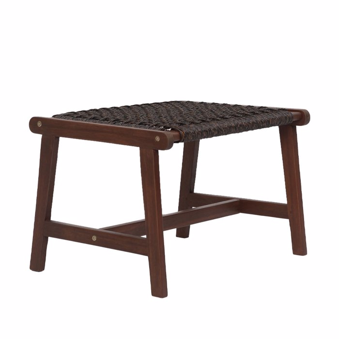 Liberta - Maison MESH Σκαμπό Καφέ Antique/Καρυδί 57x41x35.5cm 22-0184 Liberta - Maison MESH Skampo Kafe Antique/Karudi 57x41x35.5cm 22-0184