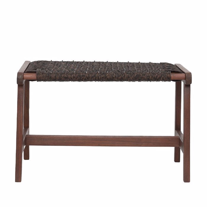 Liberta - Maison MESH Σκαμπό Καφέ Antique/Καρυδί 57x41x35.5cm 22-0184 Liberta - Maison MESH Skampo Kafe Antique/Karudi 57x41x35.5cm 22-0184