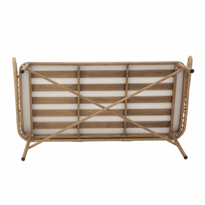 Liberta - Maison CAVE Σετ Σαλόνι Εξωτερικού Χώρου Φυσικό 140x85x77cm 22-0201 Liberta - Maison CAVE Set Saloni Exoterikou Xorou Fusiko 140x85x77cm 22-0201
