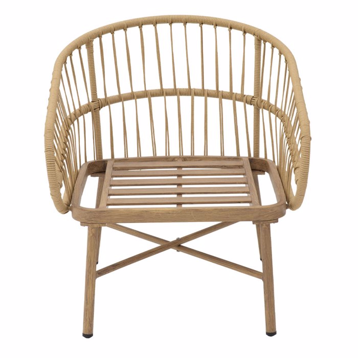 Liberta - Maison CAVE Σετ Σαλόνι Εξωτερικού Χώρου Φυσικό 140x85x77cm 22-0201 Liberta - Maison CAVE Set Saloni Exoterikou Xorou Fusiko 140x85x77cm 22-0201