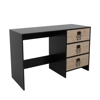 Liberta - Maison BLACKLY SLOT Gafeio me 3 Surtaria Mavro Oak/Sonoma Decape 120x48x76.5cm 24-0556