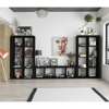 Liberta - Maison KIVOS 41.6 Bibliothiki Mavri 41.6x29.5x147.5cm 24-0557