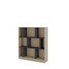 Liberta - Maison MAZE 117 Bibliothiki Xamili Sonoma/Ggri Skouro 117x30x130cm 24-0586