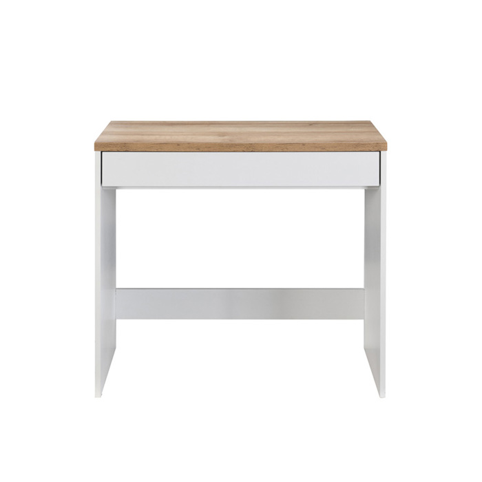 Liberta - Maison PRACTICO Γραφείο Λευκό/Φυσικό με 1 Συρτάρι 80x40x76cm 24-0683 Liberta - Maison PRACTICO Gafeio Lefko/Fusiko me 1 Surtari 80x40x76cm 24-0683