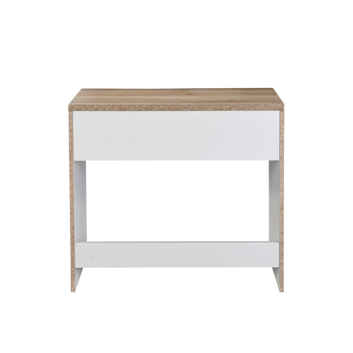 Liberta - Maison PRACTICO Γραφείο Λευκό/Φυσικό με 1 Συρτάρι 80x40x76cm 24-0683 Liberta - Maison PRACTICO Gafeio Lefko/Fusiko me 1 Surtari 80x40x76cm 24-0683