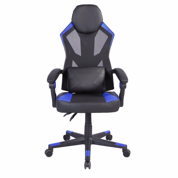 Liberta - Maison FUSION Gaming Καρέκλα Γραφείου Μαύρη/Μπλε 50x74x137cm 25-0701 Liberta - Maison FUSION Gaming Karekla Gafeiou Mavri/Mple 50x74x137cm 25-0701