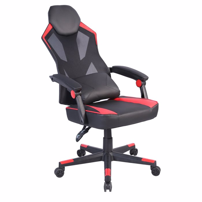 Liberta - Maison FUSION Gaming Καρέκλα Γραφείου Μαύρη/Κόκκινη 50x74x137cm 25-0702 Liberta - Maison FUSION Gaming Karekla Gafeiou Mavri/Kokkini 50x74x137cm 25-0702