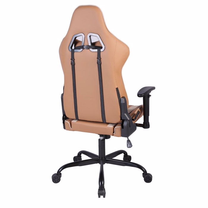 Liberta - Maison EXPLOR Gaming Καρέκλα Γραφείου Mocca/Grez 50x71x135cm 25-0704 Liberta - Maison EXPLOR Gaming Karekla Gafeiou Mocca/Grez 50x71x135cm 25-0704