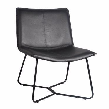 Liberta - Maison ATTENDRE Καρέκλα Επισκέπτη Μαύρη 65x76x82cm 25-0712