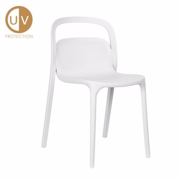 Liberta - Maison SMITH Καρέκλα Λευκή 53x41x80cm 27-0176