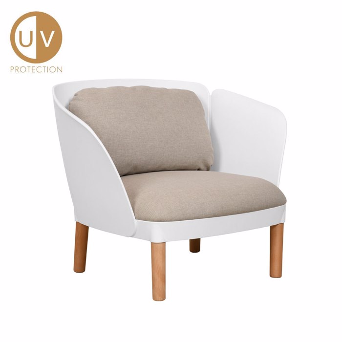 Liberta - Maison BELINA Πολυθρόνα Λευκή 88x75x70.5cm 27-0209 Liberta - Maison BELINA Poluthrona Lefki 88x75x70.5cm 27-0209