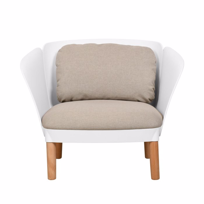 Liberta - Maison BELINA Πολυθρόνα Λευκή 88x75x70.5cm 27-0209 Liberta - Maison BELINA Poluthrona Lefki 88x75x70.5cm 27-0209