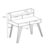 Liberta - Maison MINTONI Gafeio me 3 Surtaria Sonoma me Lefka Pattern 100x50x100cm 28-0128