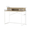 Liberta - Maison NAK Gafeio me 2 Surtaria Sonoma me Pattern 100x50x88.5cm 28-0138