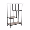 Liberta - Maison PLEGMA Bibliothiki Sonoma/Mavro 69x33x113.5cm 28-0183