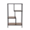 Liberta - Maison PLEGMA Bibliothiki Sonoma/Mavro 69x33x113.5cm 28-0183