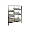 Liberta - Maison FILE Bibliothiki Xamili Sonoma/Mavri 70x30x109cm 28-0195
