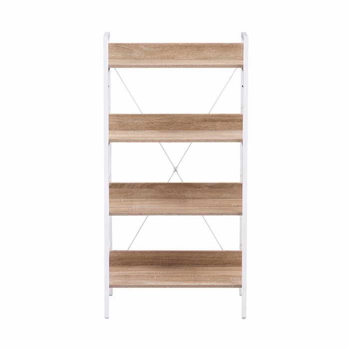 Liberta - Maison ONE STEP UP Βιβλιοθήκη Sonoma/Λευκή με 4 Ράφια 60x35x117cm 28-0221 Liberta - Maison ONE STEP UP Bibliothiki Sonoma/Lefki me 4 Rafia 60x35x117cm 28-0221