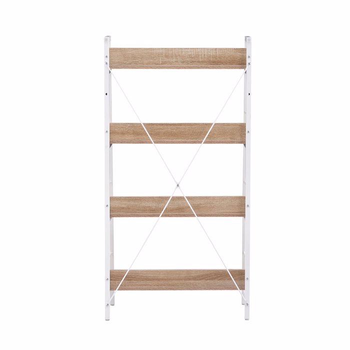 Liberta - Maison ONE STEP UP Βιβλιοθήκη Sonoma/Λευκή με 4 Ράφια 60x35x117cm 28-0221 Liberta - Maison ONE STEP UP Bibliothiki Sonoma/Lefki me 4 Rafia 60x35x117cm 28-0221
