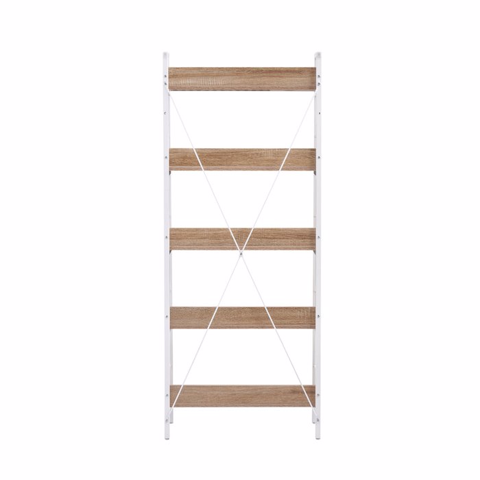 Liberta - Maison ONE STEP UP Βιβλιοθήκη Sonoma/Λευκή με 5 Ράφια 60x35x149cm 28-0222 Liberta - Maison ONE STEP UP Bibliothiki Sonoma/Lefki me 5 Rafia 60x35x149cm 28-0222