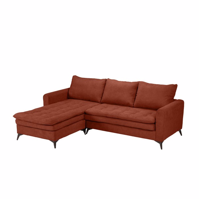 Liberta - Maison SCANDALO Kanapes Terracotta me Anastrepsimi Gnia 265x188x99cm 71-0122