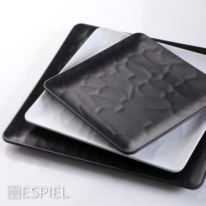 Black Piato Rixo Tetrag 18ek Wavy Matte Melaminis MLB347K72-6 Espiel