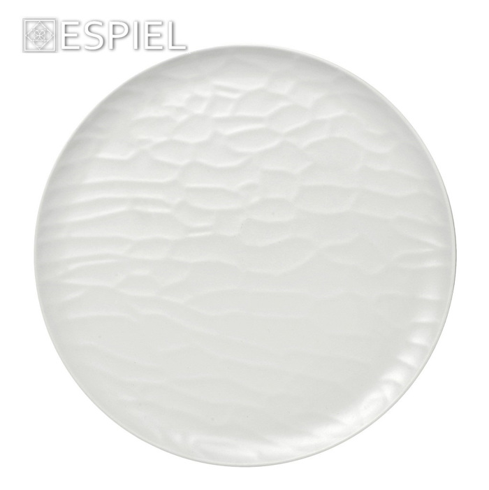 Πιάτο Ρηχό Μελαμίνης Λευκό Φ19X1.2cm MLW342K72-6 Espiel Piato Rixo Melaminis Lefko F19X1.2cm MLW342K72-6 Espiel
