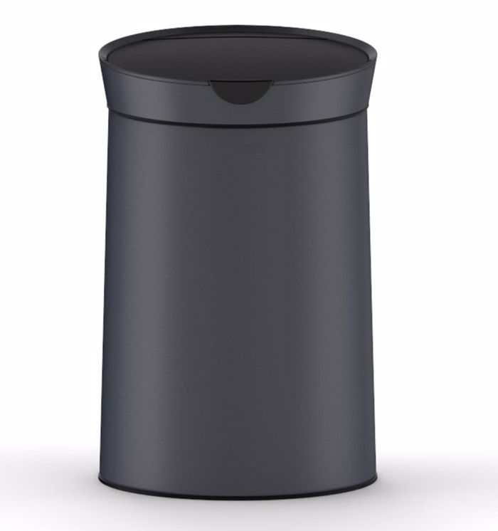 MRShome Aftomatos Kados me Fotokuttaro 10lt Anthraki Ø26.5x41.8cm