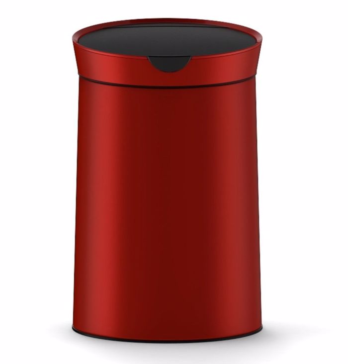 MRShome Aftomatos Kados me Fotokuttaro 10lt Kokkino Bourgundias Ø26.5x41.8cm