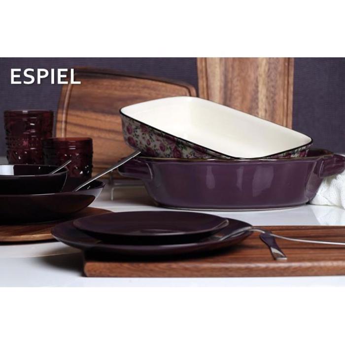 Σετ 6τμχ Ποτήρι Ανάγλυφο Μωβ Νερού 550cc 16εκ HOC1010 Espiel Set 6tmx Potiri Anagufo Mob Nerou 550cc 16ek HOC1010 Espiel
