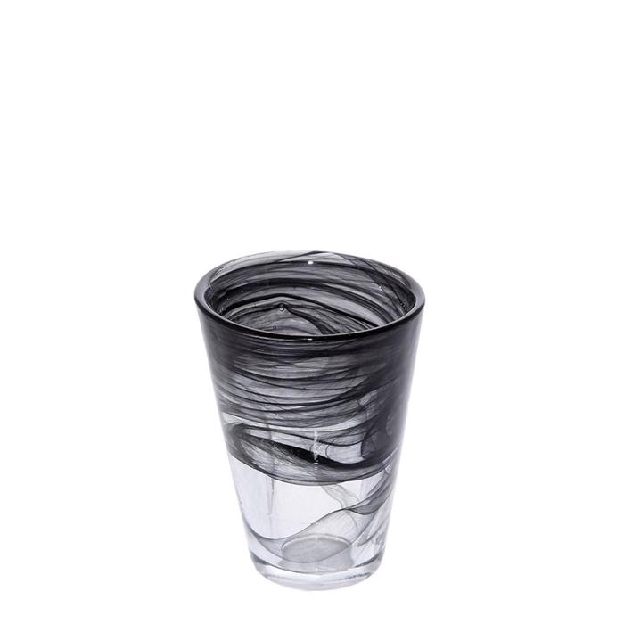Atlas Ποτήρι Alabaster Μαύρο 270ml 9Χ13εκ HOR1018K6 Espiel Atlas Potiri Alabaster Mavro 270ml 9X13ek HOR1018K6 Espiel