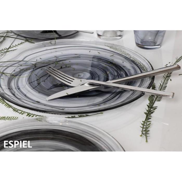 Atlas Πιάτο Στρογγυλό Μαύρο 21εκ HOR1310K6 Espiel Atlas Piato Strongulo Mavro 21ek HOR1310K6 Espiel