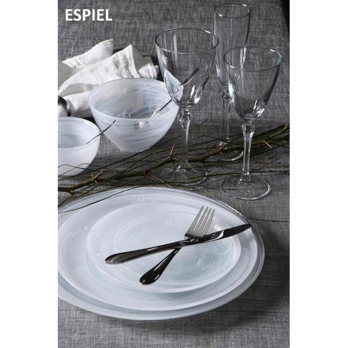 Atlas Πιάτο Στρογγυλό Λευκό 32εκ HOR1321K6 Espiel Atlas Piato Strongulo Lefko 32ek HOR1321K6 Espiel