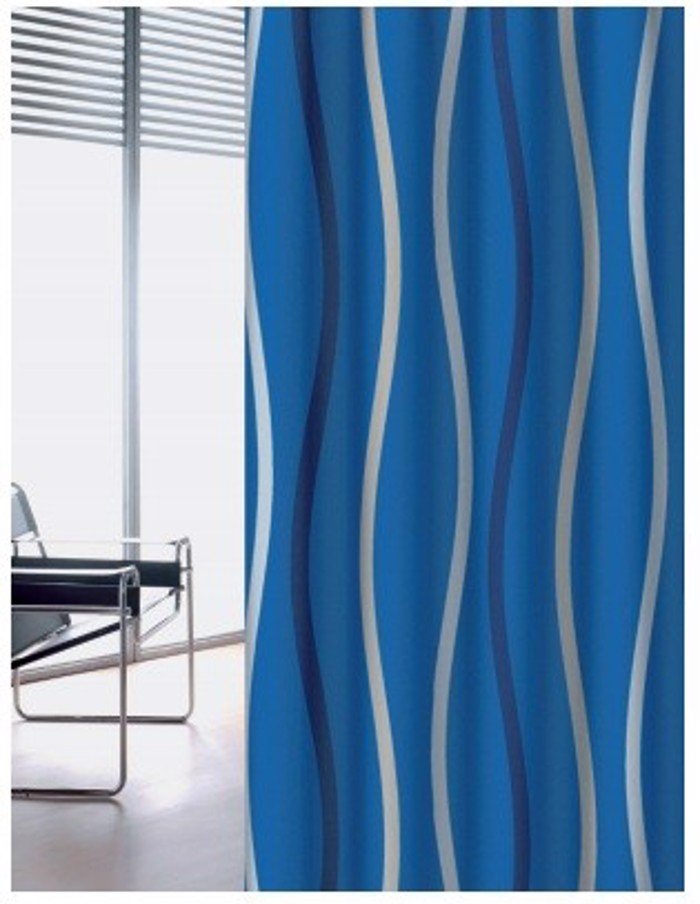 ufasmatini Kourtina Baniou Joy 0012 Waves Ble 1.80X2.00
