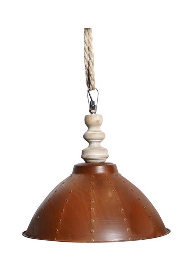 ΦΩΤΙΣΤΙΚΟ ΟΡΟΦΗΣ ΜΕ ΜΕΤΑΛΛΙΚΟ ΚΑΠΕΛΟ ΚΑΦΕ E27 RIN104 ESPIEL