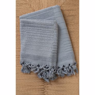 Palamaiki Πετσετα Προσωπου Bath Towel collection  50X90 Baker GREY