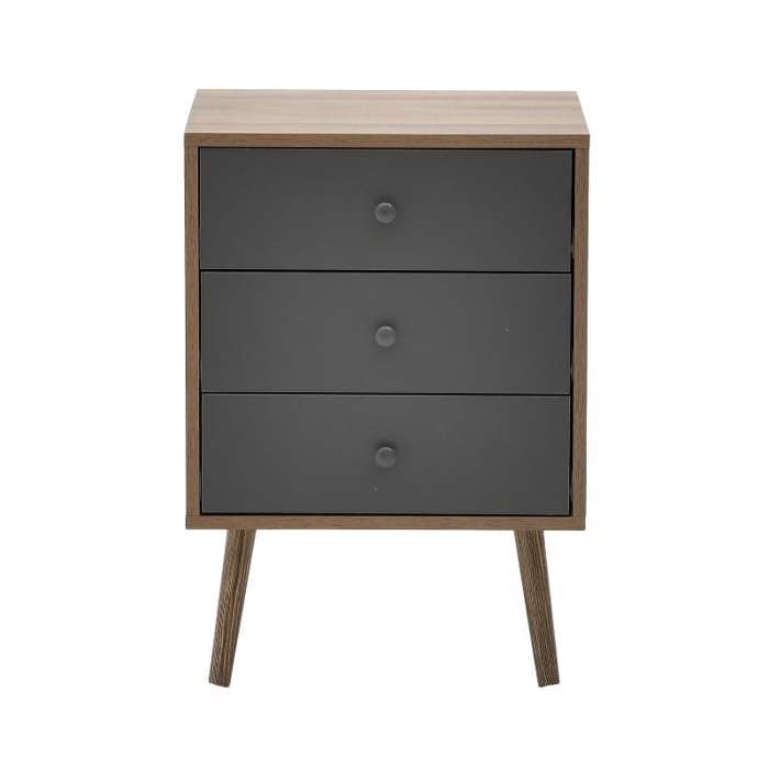 Inart Συρταριέρα Μελαμίνη Natural/Γκρι 45Χ39Χ63 6-50-308-0018 Inart Surtariera Melamini Natural/Ggri 45X39X63 6-50-308-0018