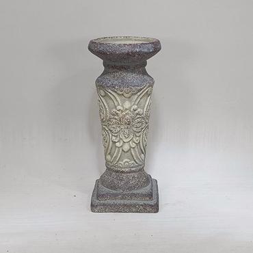 ESTHETI home Κηροπήγιο Τσιμεντένιο Γκρι/Μπεζ 10x10x23.5cm 752-25039