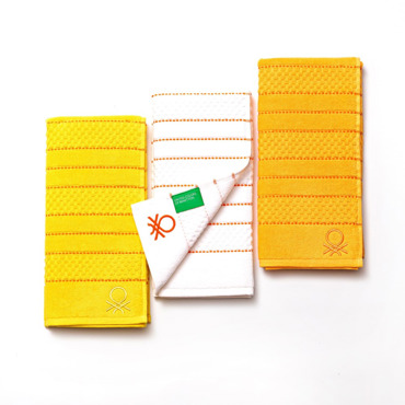 BENETTON Σετ 3 Πετσέτες Κουζίνας 50Χ70cm 100% Cotton Tevere BE-0229 BGBE000229