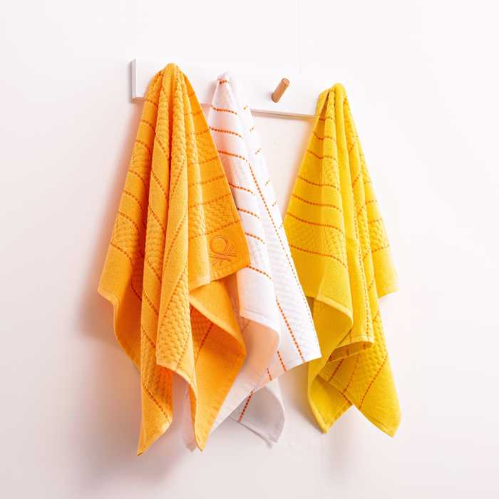 BENETTON Σετ 3 Πετσέτες Κουζίνας 50Χ70cm 100% Cotton Tevere BE-0229 BGBE000229 BENETTON Set 3 Petsetes Kouzinas 50X70cm 100% Cotton Tevere BE-0229 BGBE000229