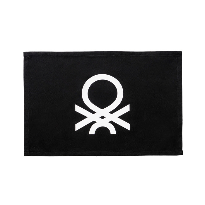 BENETTON Σετ 4 Τεμαχιων Σουπλά 30Χ45cm Βαμβακερό BLACK+WHITE BE-0778-MT BGBE000778 BENETTON Set 4 Temaxion Soupla 30X45cm Bambakero BLACK+WHITE BE-0778-MT BGBE000778