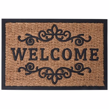 MRShome Πατάκι Εισόδου Rubber 60x40cm ''WELCOME'' 0002002