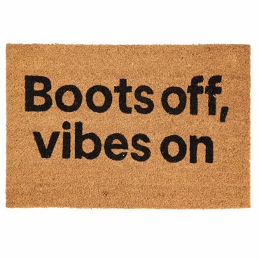 MRShome Πατάκι Εισόδου 59x39cm ''Boots off. vibes on''