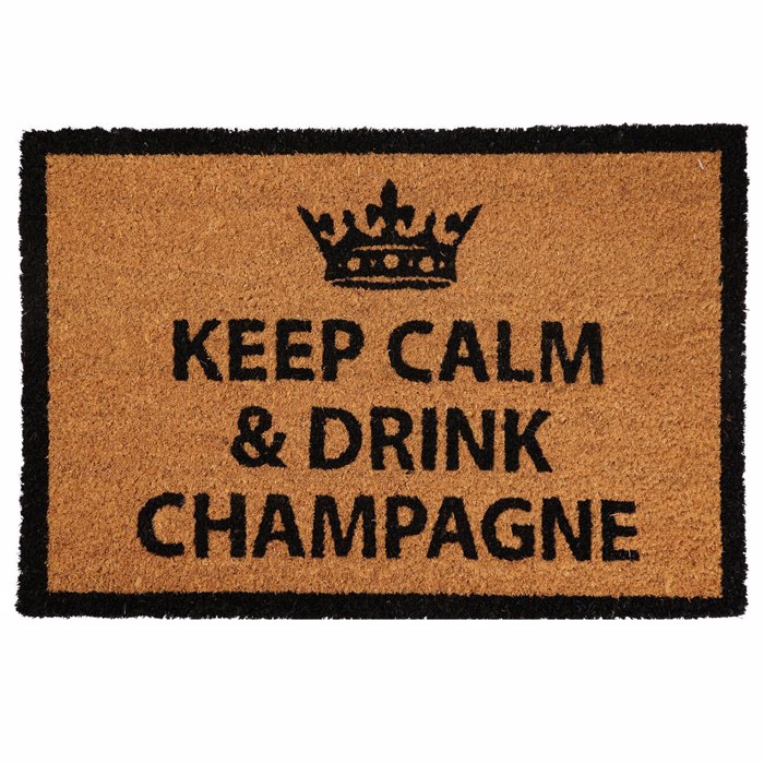 MRShome Pataki Eisodou 59x39cm ''KEEP CALM & DRINK CHAMPAGNE''