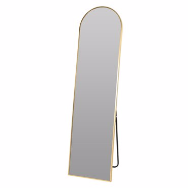 MRShome Επιδαπέδιος Καθρέπτης Αλουμινίου 150cm Gold