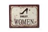 Tampela Metalliki 'Toilet Women' 20X25 cm LOG201 Espiel